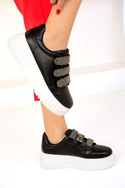 SOHO 19462 Modell Schwarze Damen Sneakers