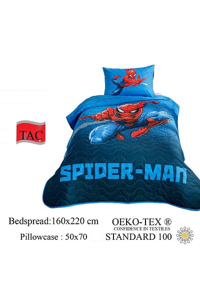 Taç Spider-Man Focus Licensed Bedspread + Pillowcase