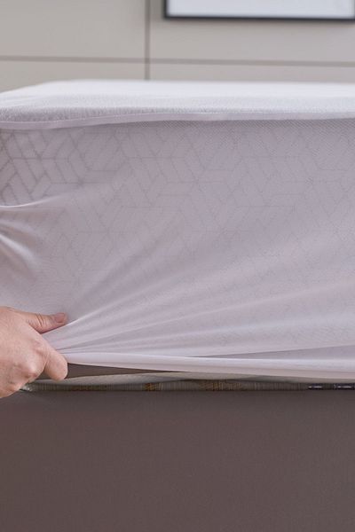 Doqu Home Στρώμα Perla White - Αδιάβροχο, Εφαρμοσμένο, 140 x 190 cm