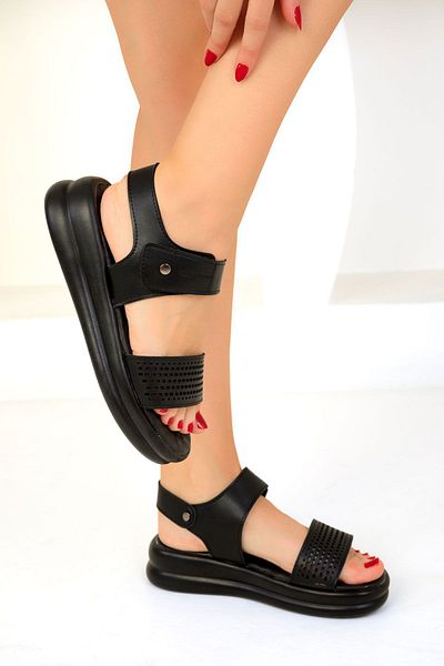 SOHO Women's Black Sandals 19465 - Stylish and Comfortable