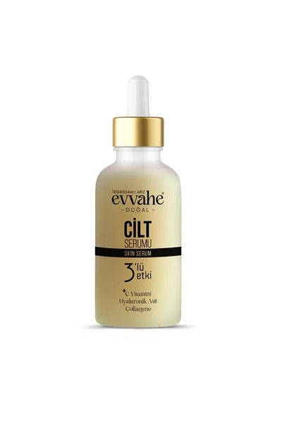 EVVAHE DOĞAL Vitamin C and Hyaluronic Acid - 3-Pack Effective Skin Serum