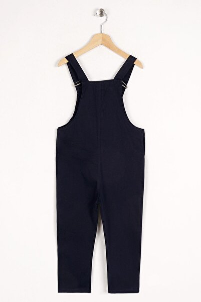 zepkids Szögletes gallér, nulla ujjú, szívvel nyomtatott kenguru zseb, sötétkék színű lánypapucs