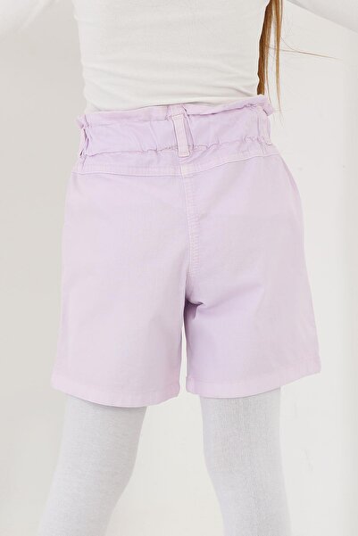 zepkids Lila Renk Kız Çocuk Sort