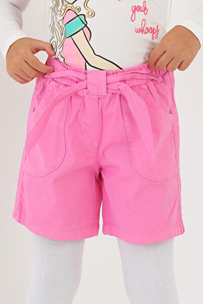 zepkids Dark Pink Color Girl's Shorts
