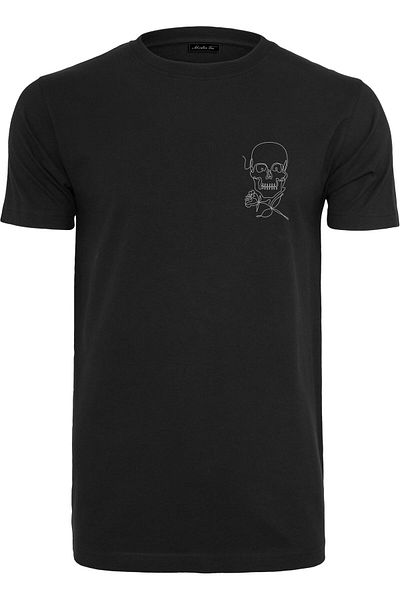 Mister Tee Herren Skull One Line T-Shirt