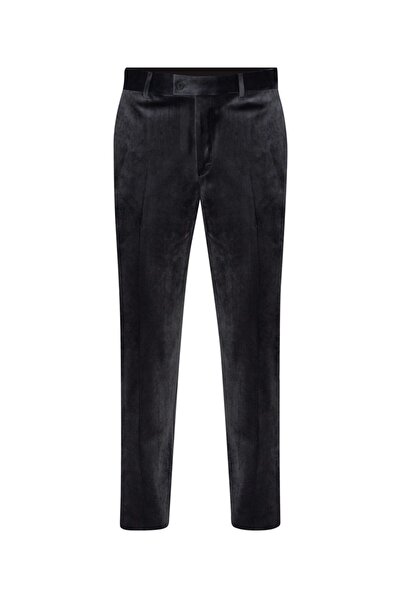 SÜVARİ Süvari Rahat Kalıp Füme Kadife Pantolon