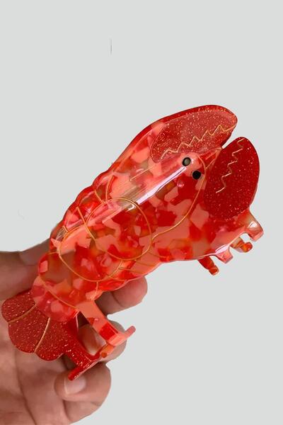 New Obsessions Луксозна ацетатна закопчалка Red Lobster от серията Ocean