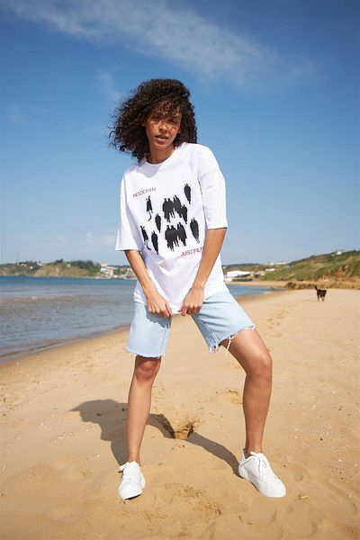 Trendiz Λευκό μπλουζάκι Unisex No Depth
