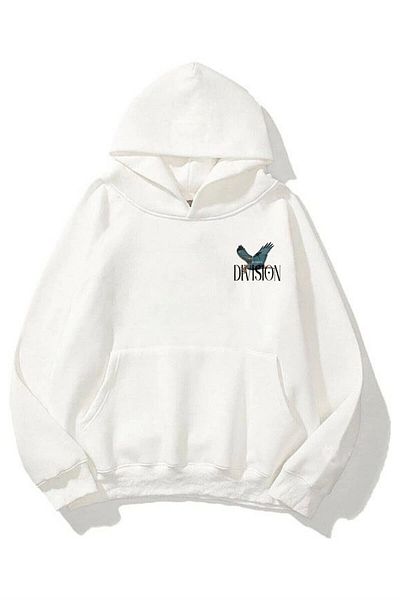 Trendiz Φούτερ Unisex Division Hoodie White