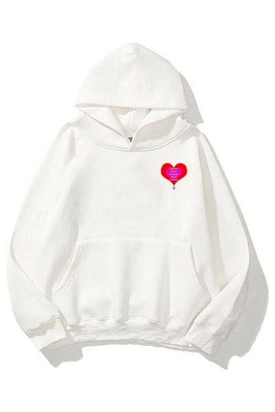 Trendiz Φούτερ Unisex Make Your Future Hoodie White