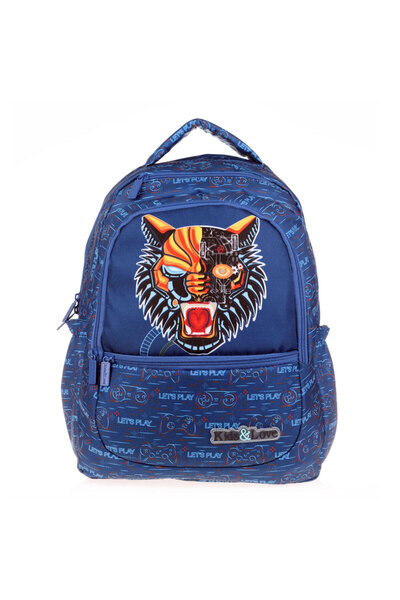 KAUKKO Rucsac Kids&love Square Tıger - L5122