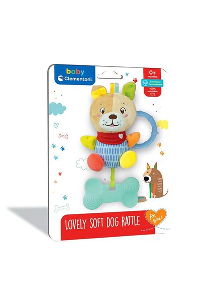CLEMENTONI Clementoni Cute Baby Puppy Rattle - 17785