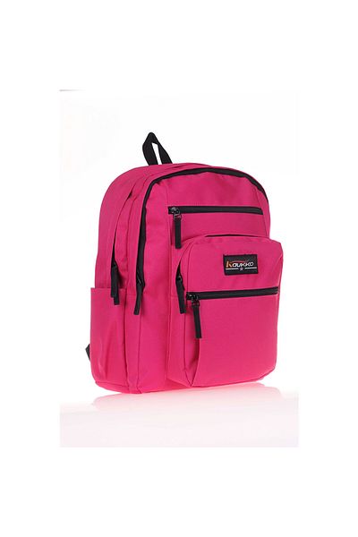 KAUKKO Fuchsia K1434 - Rucsac complet cu buzunar