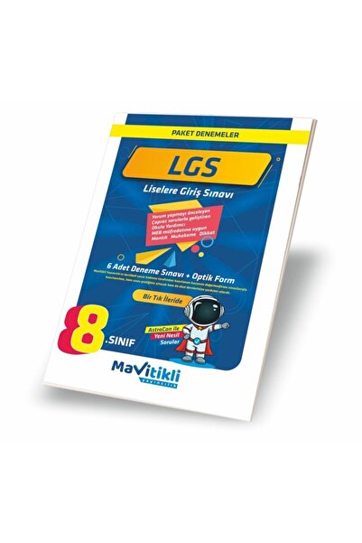 Mavitikli Yayıncılık 8.sınıf Lgs 6'lı Paket Deneme