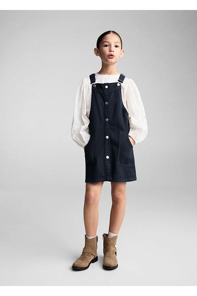 MANGO Kids Φόρεμα Gilet με κουμπιά