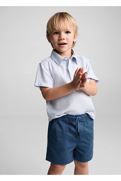 MANGO Baby Beli Lastikli Bermuda Şort