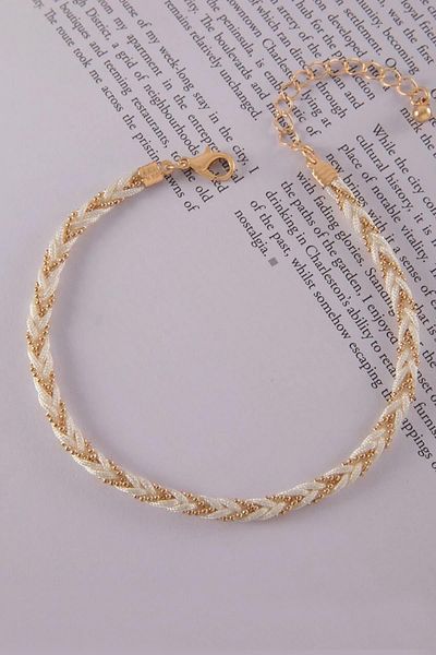 New Obsessions Puravida Rope Knitted Anklet