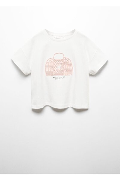 MANGO Kids Μπλουζάκι με ανάγλυφο σχέδιο