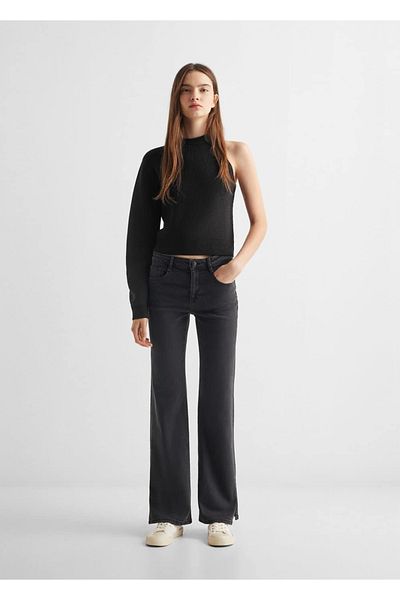 Mango Teen Pulover negru pentru copii