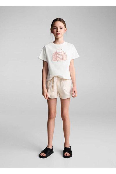 MANGO Kids Μπλουζάκι με ανάγλυφο σχέδιο
