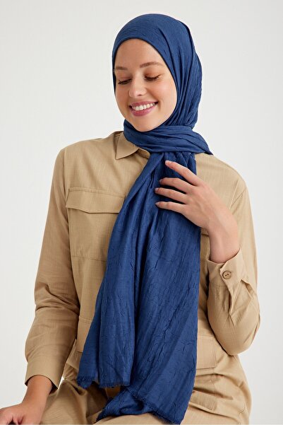 QANU Bamboo Crochet Navy Blue