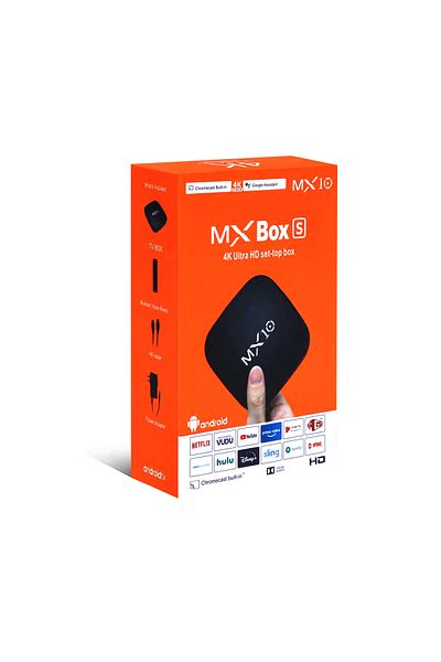 mxbox MX BOX M1x0 - 4K PorTable Media Player, Android TV BOX with 2.4G Wifi control