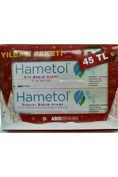 Hametol New Year's Package Skin Care Cream 30Gr Repairing Care Cream 30Gr 8699514350217