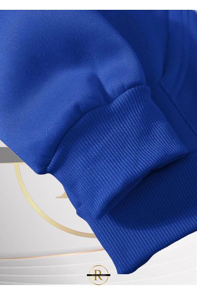 NewCabin Комплект суитшърт с качулка Oversize с щампа на вълчи двойки - Комбинация за влюбени