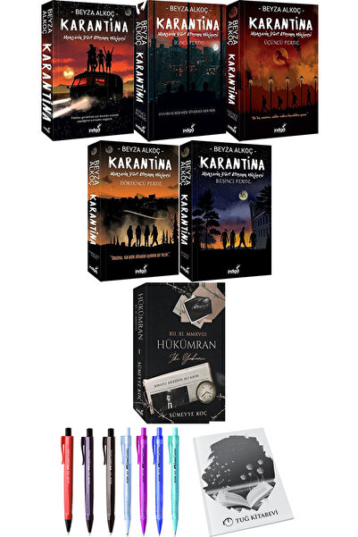 İndigo Kitap Karantina 5li Set Beyza Alkoç ve Hükümran 1 İki Yabancı Sümeyye ...