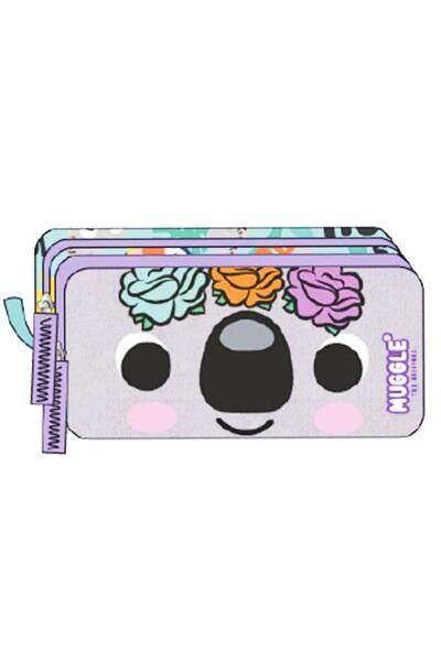 MUGGLE Set rucsac școlar cu 3 compartimente și suport pentru creion cu model Koala