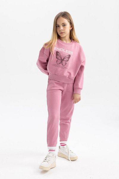 DeFacto Girl's B4427a823wn Model Thick Jogger Sweatpants