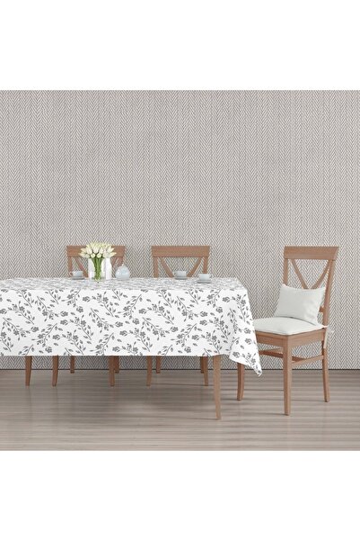 Willuxe Oilcloth Washable Wipeable Stain Resistant Fabric Look Hygienic Table Cloth