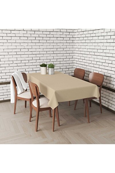 Willuxe Table Cloth Oilcloth Washable Wipeable Stain Resistant Fabric Look Hygienic Table Cloth