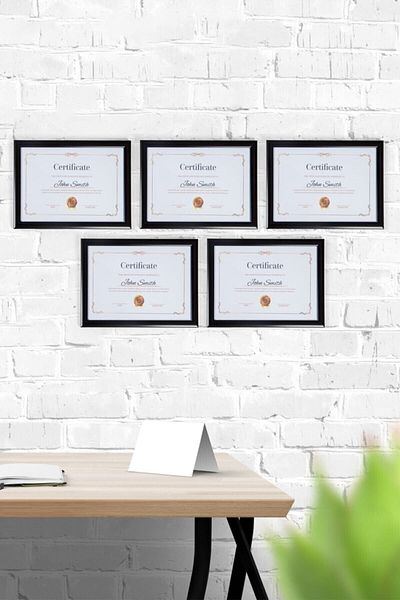 AS TİCARET 5 Pieces 21*30 A4 Size Frame (21x30 Cm A4)