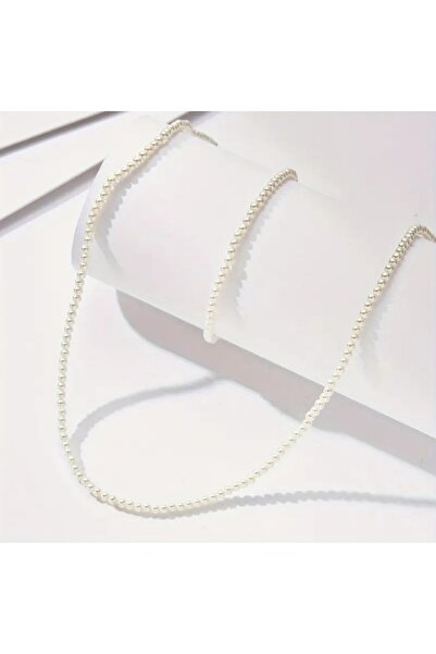 Uno Di Famiglia ZARİF İNCİ SETİ , İNCİ KOLYE , İNCİ BİLEKLİK VİNTAGE TARZI İNCİ KOLYE 1. Kalite