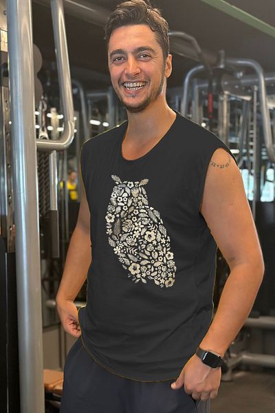BLUU Fitness-Tanktop - Ärmelloses Sport-T-Shirt und Tanktop