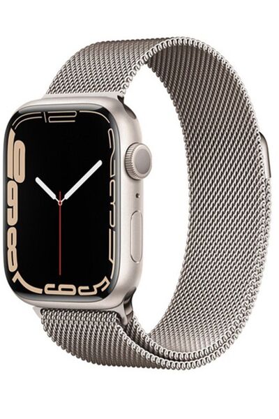 Nezih Case Watch Series 5/6/7/8/9/Se 38/40/41mm Series 10 42 / Series 11 42mm Compatible Mesh Braided Metal Milano Band