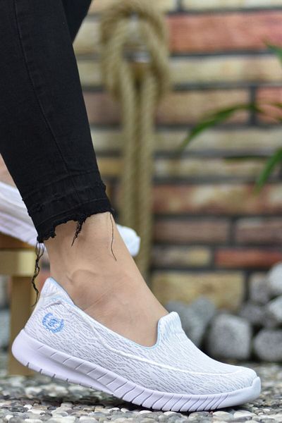 Riccon Tenis alb de damă 0012553