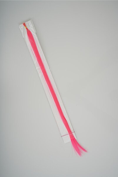 GÜNEŞ GRUP Σετ μαλλιών και χάντρες σε ροζ νέον χρώμα 50 εκ. - 10 τεμάχια συνθ...