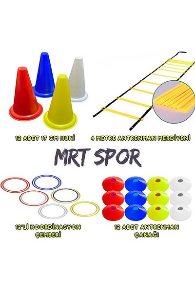 Mrt Football Basketball Training Set 4m Ladder Funnel Dish Coordination Circle Training