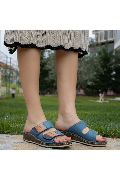 CONSUELO Papuci de damă din piele ortopedică 11364