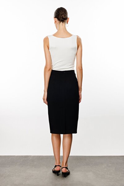 Ekol Μίντι κρεπ φούστα