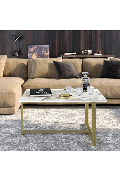 Decorotika MERİDETHS ORTA SEHPA GOLD