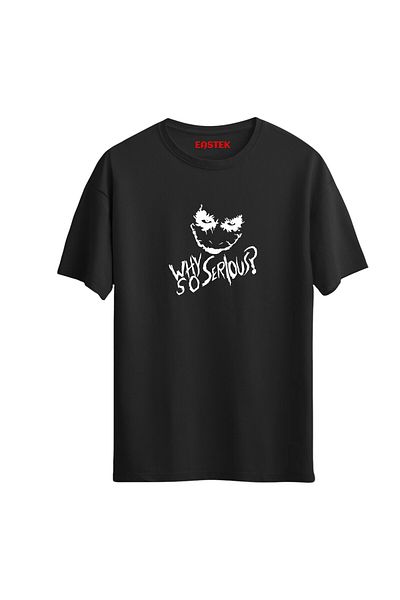 Açık Garaj JOKER PrinTed Unisex T-Shirt - "Why So Serious"