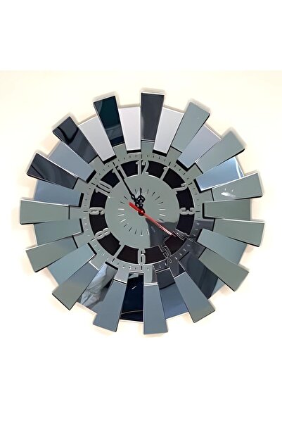 VEFART Piyano Saat Gümüş Türkçe Rakamlı