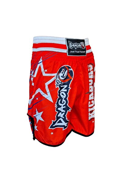 Dragondo KB240 Kick Boks Şortu Dijital Baskılı Kick Boxing Antrenman Şortu