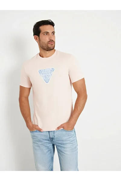 Guess Ss Cn Small Triangle T-Shirt