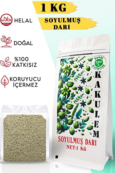Kakulem SERTİFİKALI Soyulmuş Darı Kabuksuz Darı 1 KG