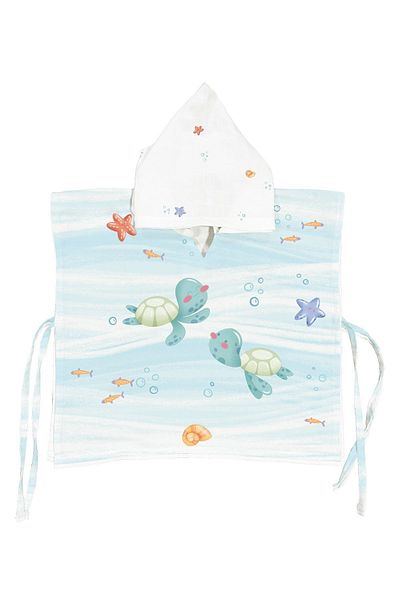 Casadora Baby Atlantis 100% Cotton Muslin Baby Poncho