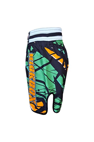 Dragondo KB245 Kick Boks Şortu Kick Boxing Antrenman Şortu Dijital Baskılı Desenli Şort